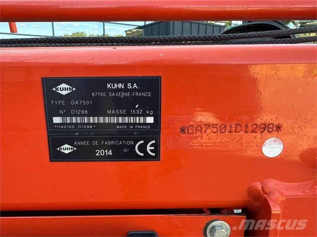 Kuhn GA 7501 Utilaj de răvăşit fân