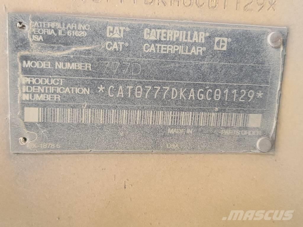 CAT 777 D Transportoare articulate