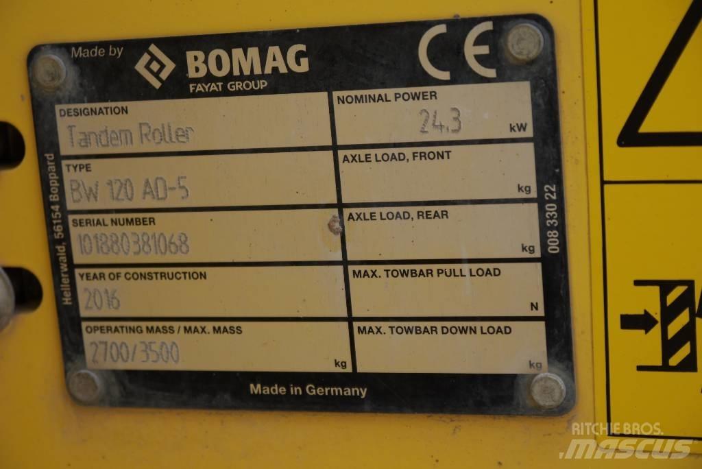 Bomag BW 120 AD-5 Cilindri compactori dubli