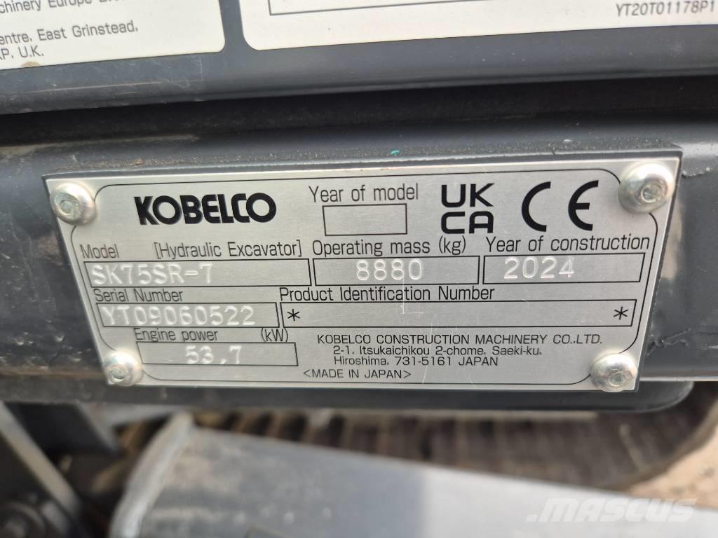 Kobelco SK75SR-7 Excavatoare 7t - 12t