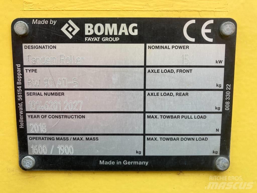 Bomag BW 90 AD-5 Cilindri compactori dubli