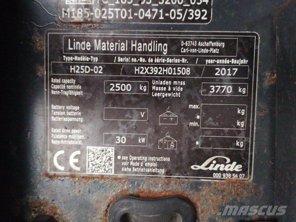 Linde H25D-02 Stivuitor diesel