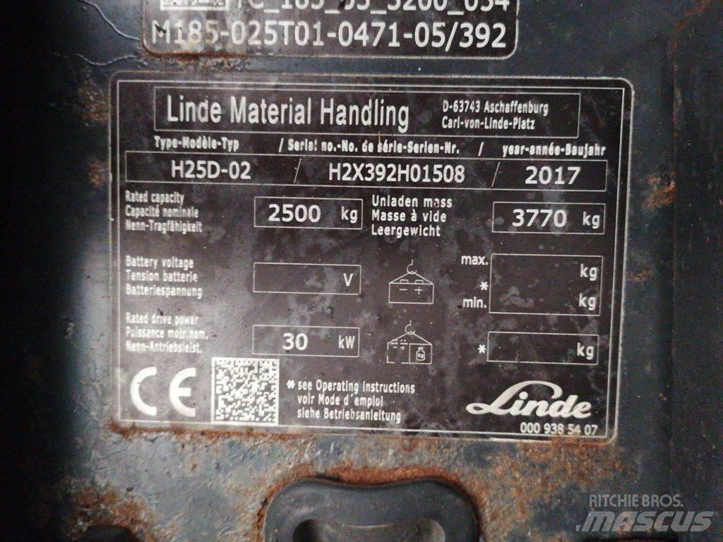Linde H25D-02 Stivuitor diesel