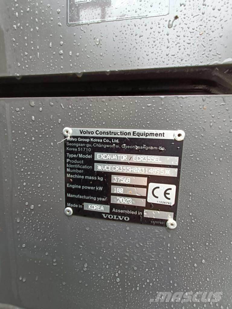 Volvo ECR 355 EL Excavatoare pe șenile
