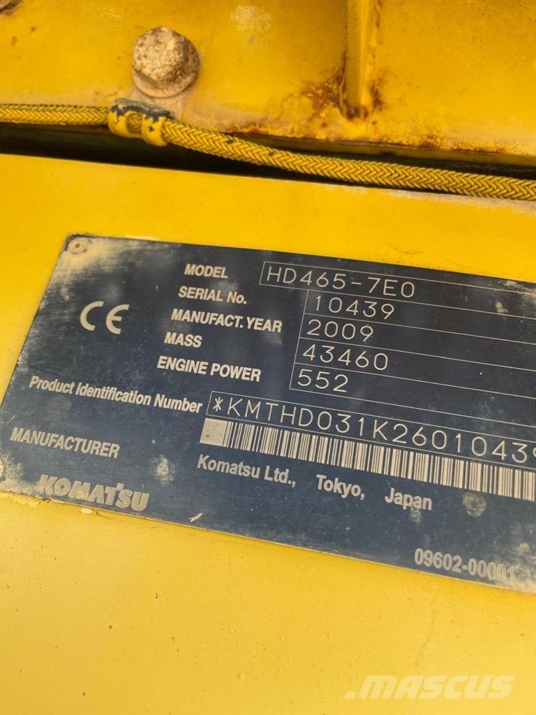 Komatsu HD 465-7 E0 Camioane cu basculante rigide