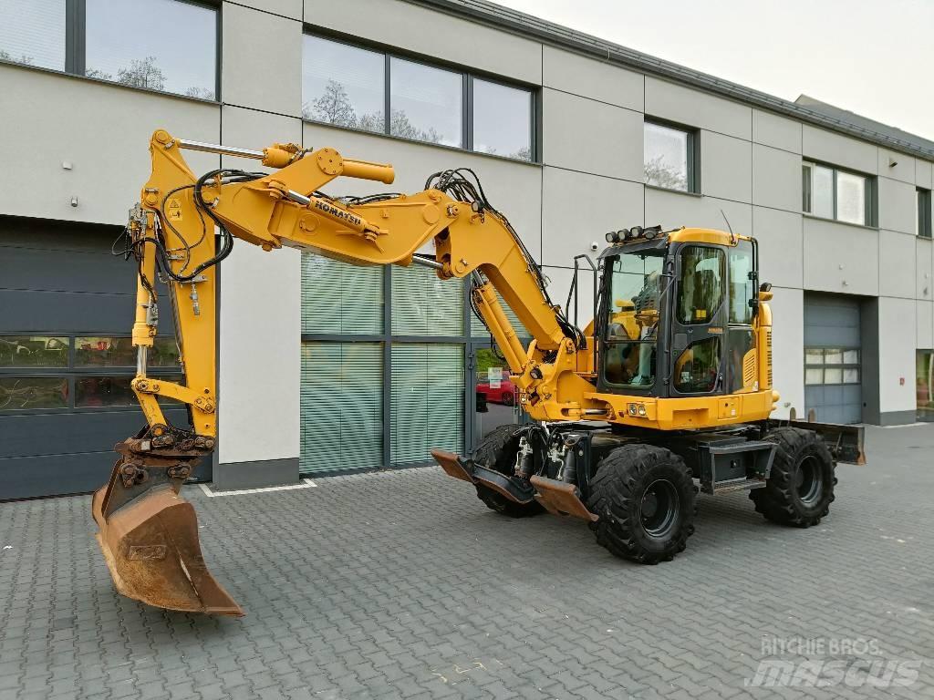 Komatsu PW118 MR-11 Excavatoare cu roti