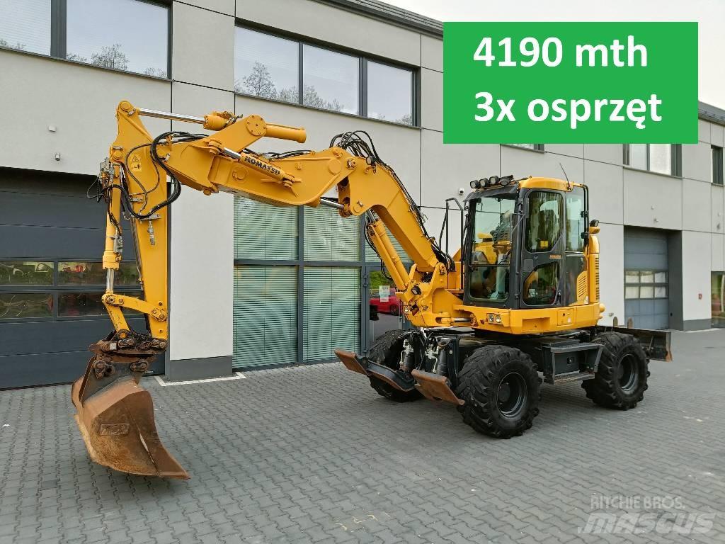 Komatsu PW118 MR-11 Excavatoare cu roti