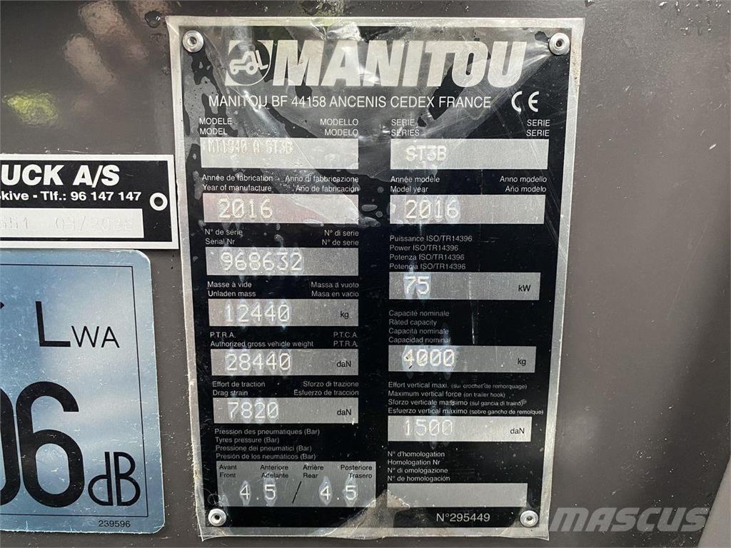 Manitou MT1840A Stivuitoare telescopice