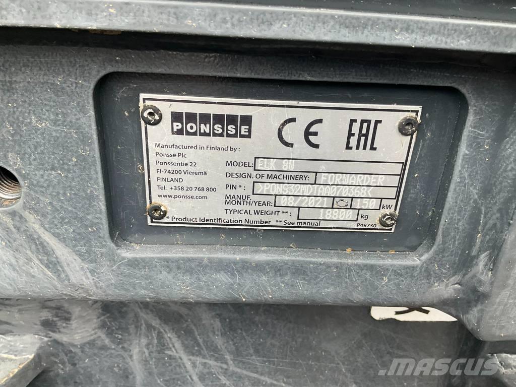 Ponsse ELK 8W Transportoare