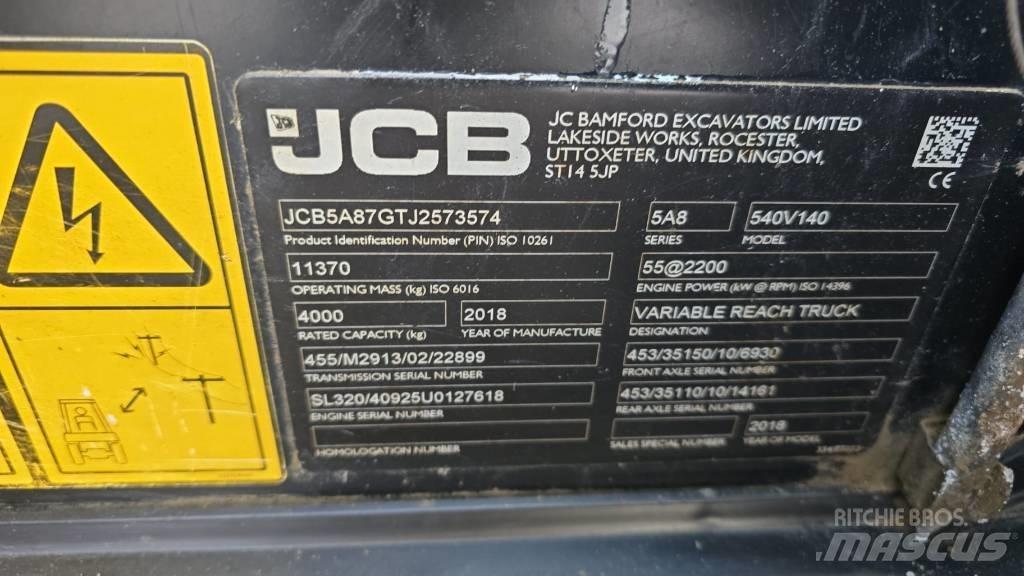 JCB 540-140 Stivuitoare telescopice