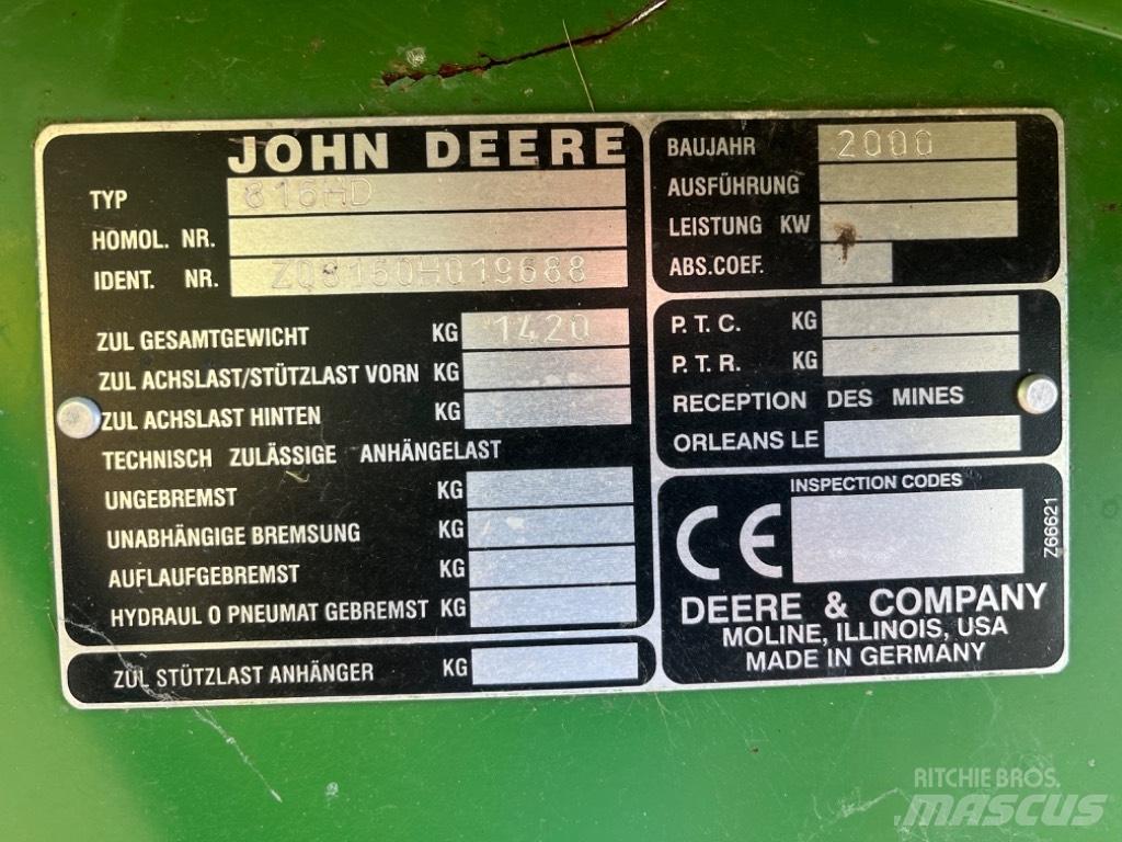 John Deere 2256 Combine de secerat