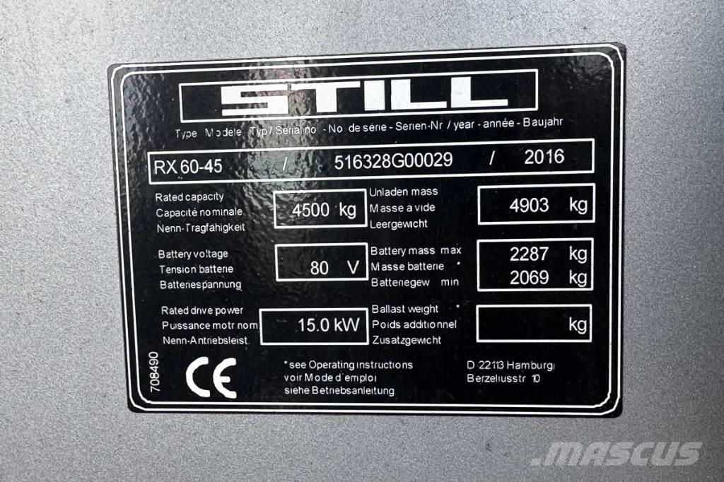 Still RX 60-45 Stivuitor electric