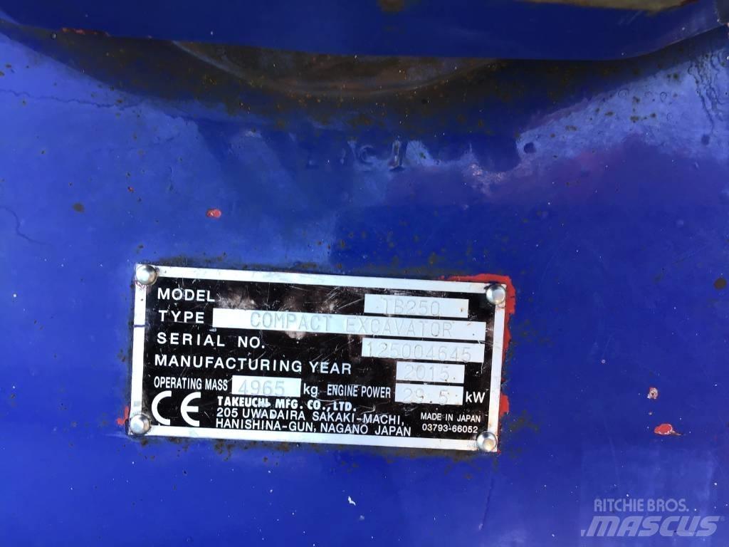 Takeuchi TB 250 Mini excavatoare < 7t