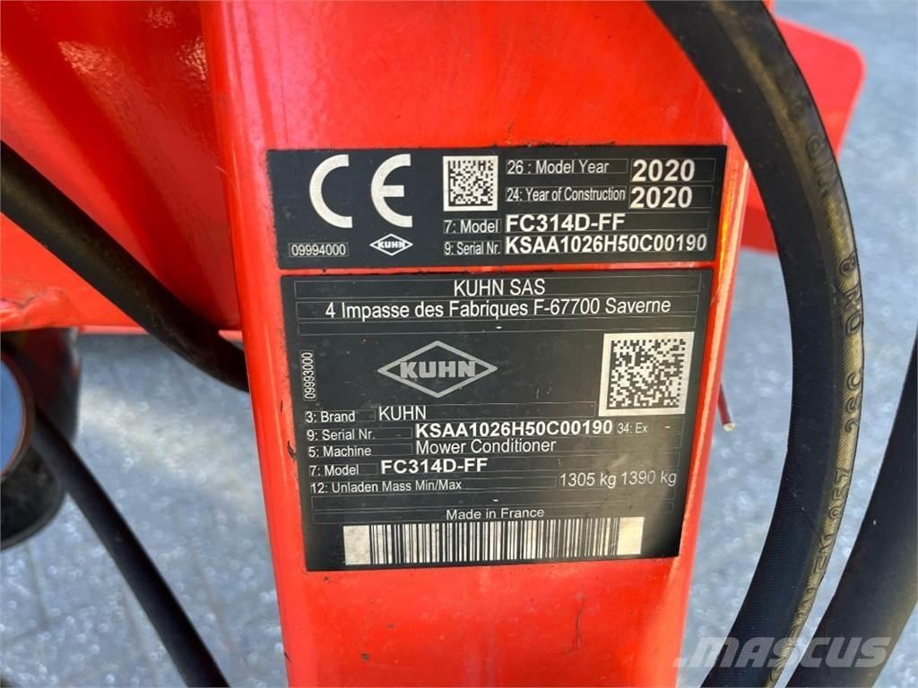 Kuhn FC 314D-FF Cositoare de iarba cu umidificator