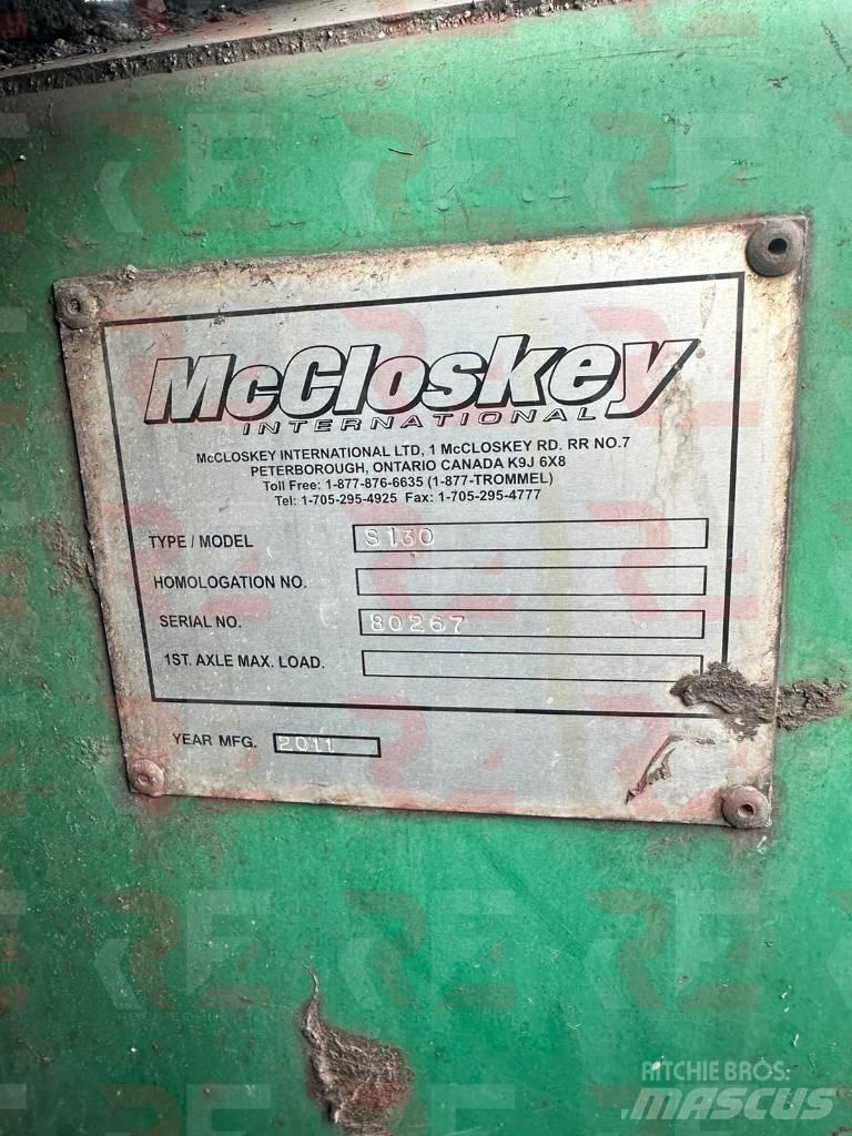 McCloskey S130 Dispozitive mobile de cernut