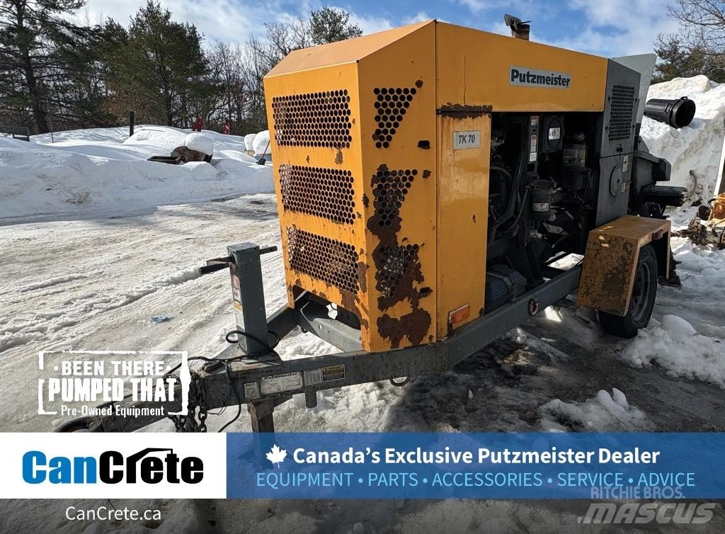 Putzmeister TK 70 Pompa pentru beton