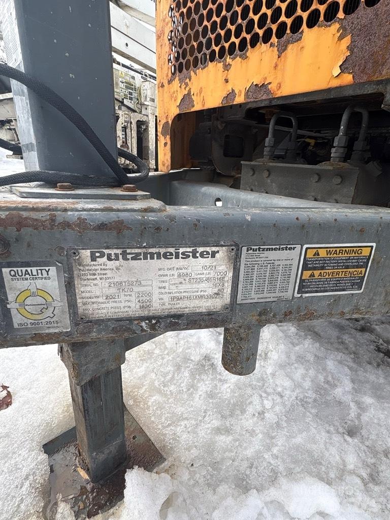 Putzmeister TK 70 Pompa pentru beton