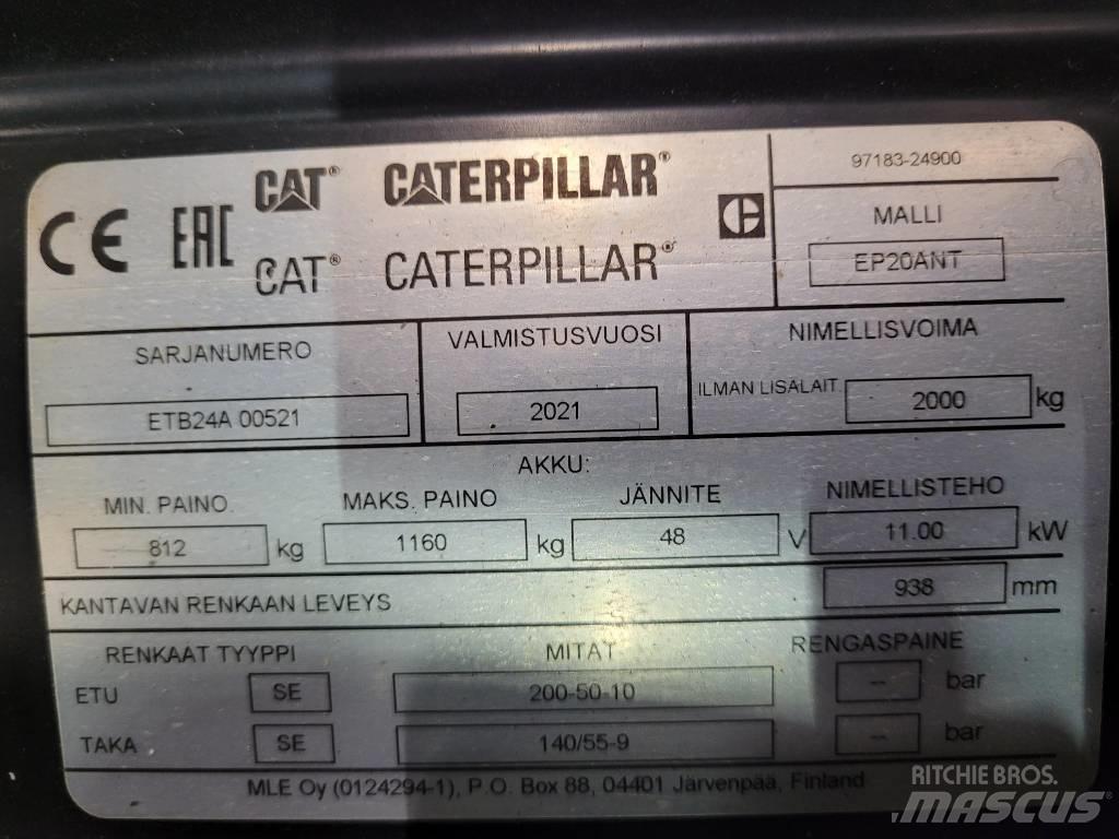 CAT EP20 ANT Stivuitor electric