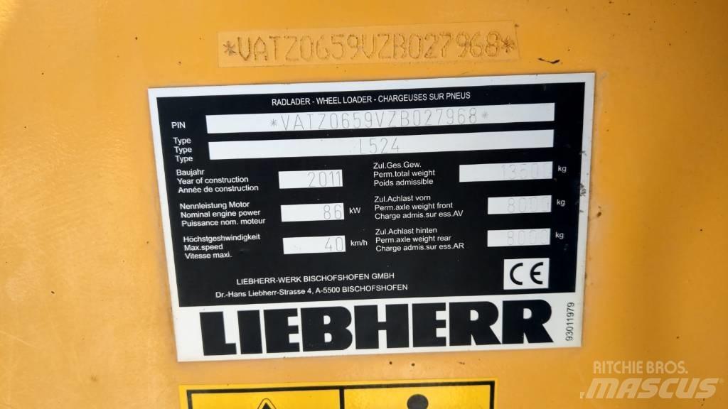 Liebherr L 524 Incarcator pe pneuri