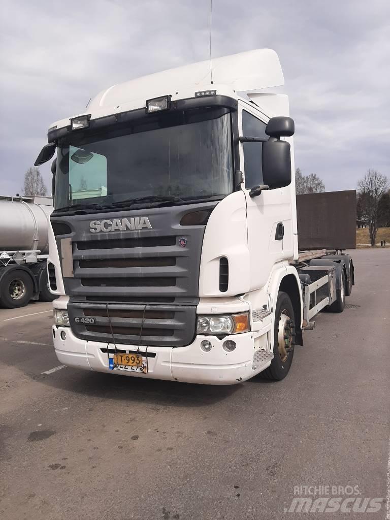 Scania G 420 Camion cadru container