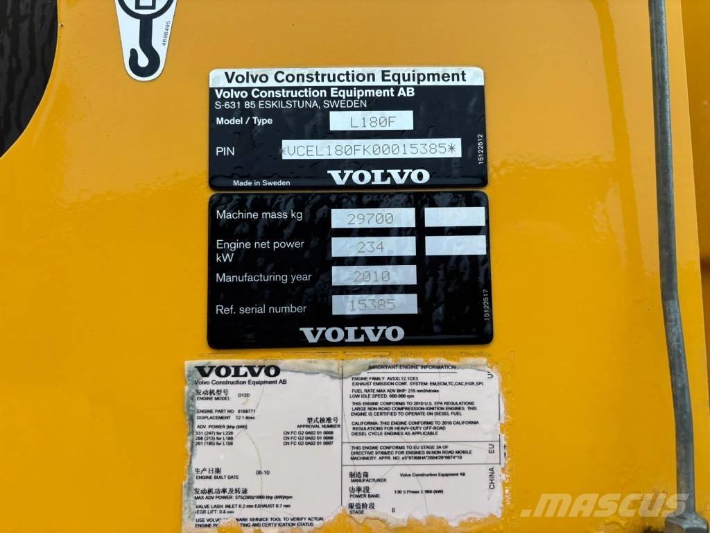 Volvo Radlader L180F Incarcator pe pneuri