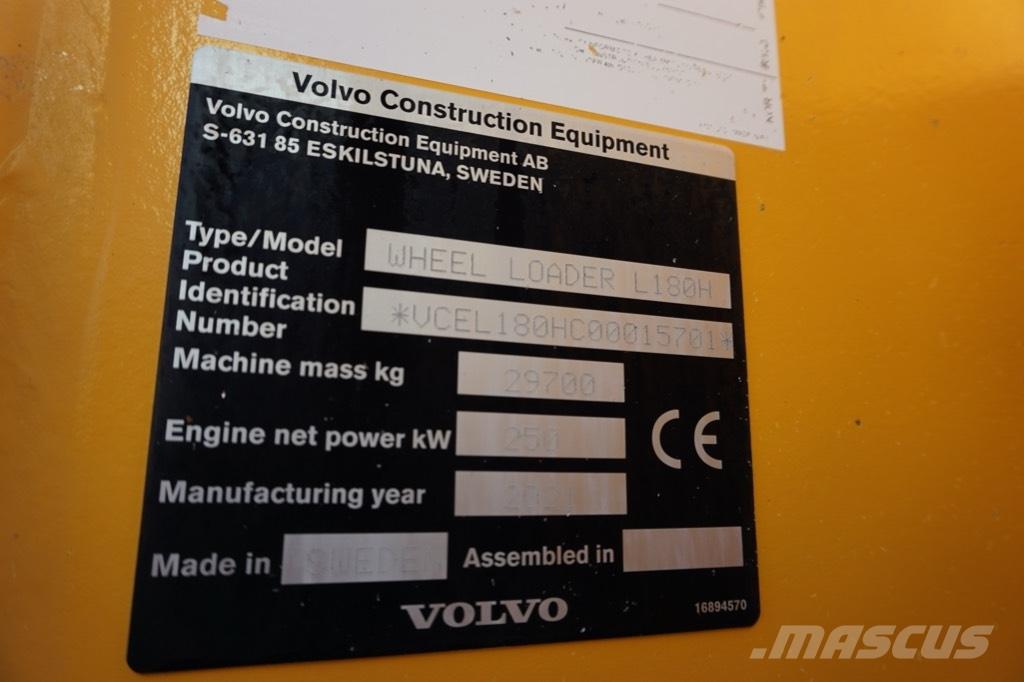 Volvo L 180 H Incarcator pe pneuri