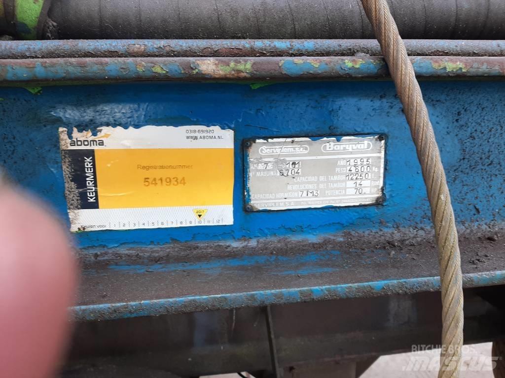 Baryval beton mixer Mixere beton/mortar