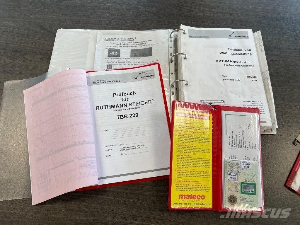 Ruthmann TBR 220 Platforme aeriene montate pe camion