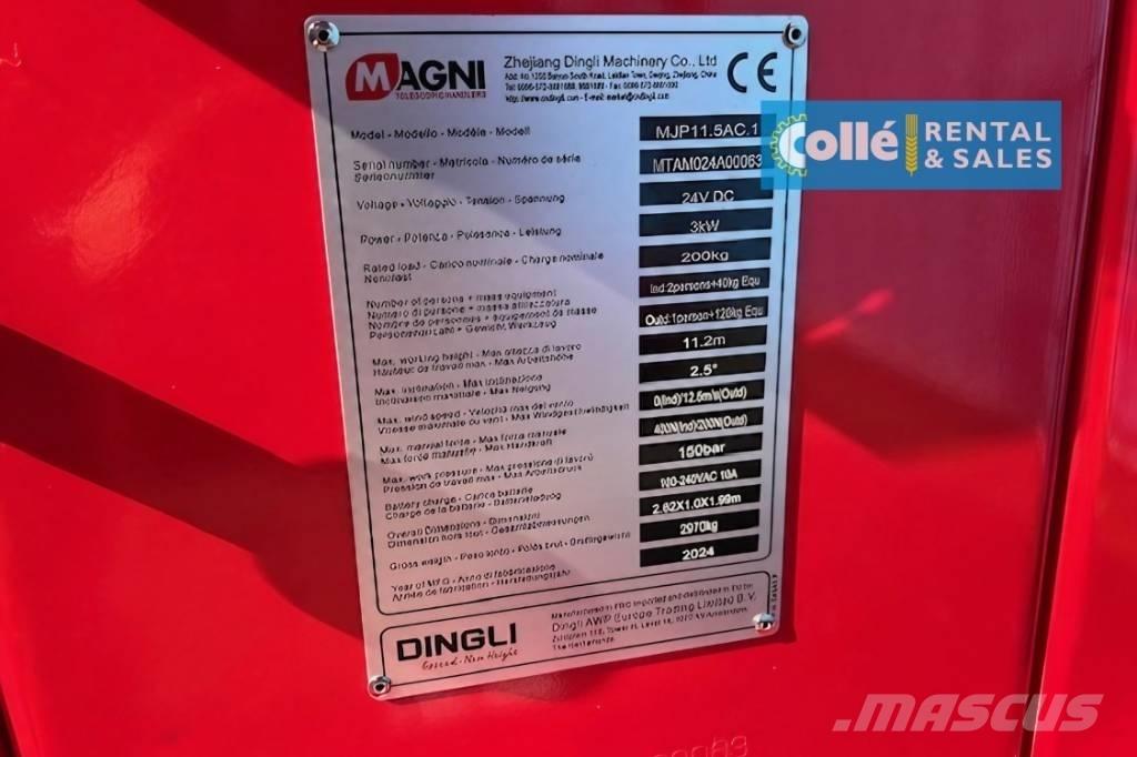 Magni MJP 11.5 | 2024 Nacele cu brat articulat