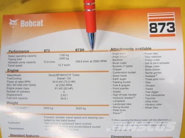 Bobcat 873 HF Mini incarcator