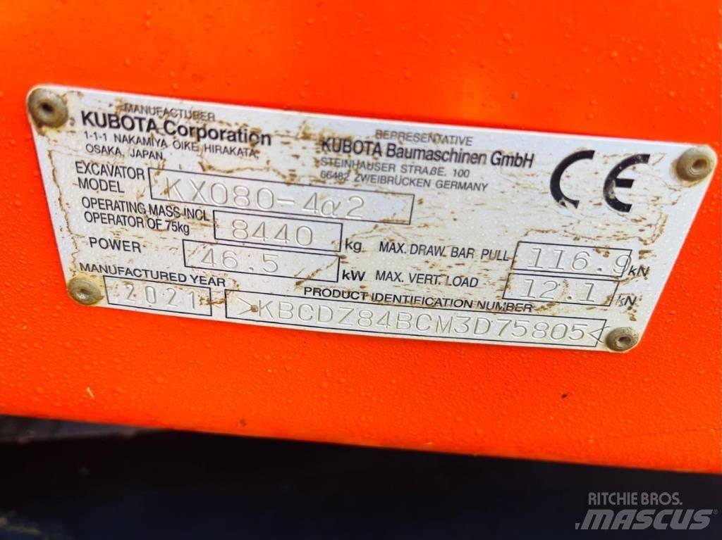Kubota KX 080-4 Excavatoare 7t - 12t