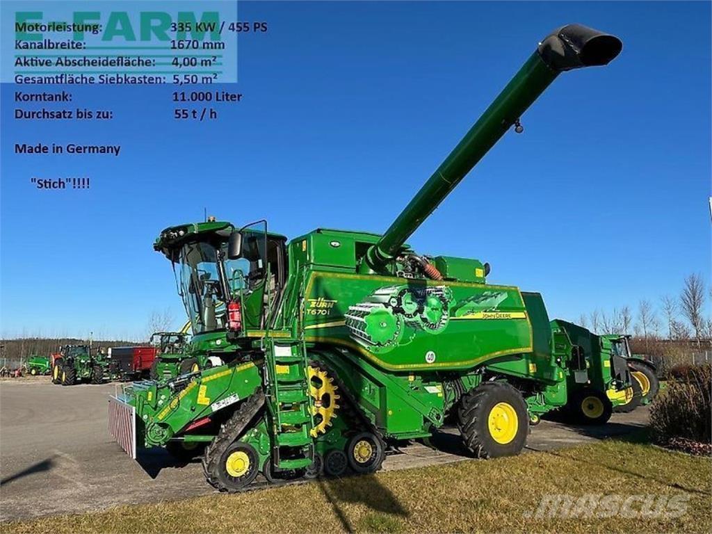 John Deere t670 Combine de secerat