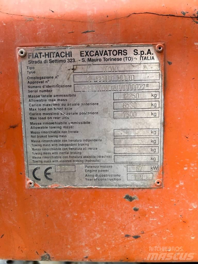 Fiat-Hitachi fh 120 Excavatoare cu roti