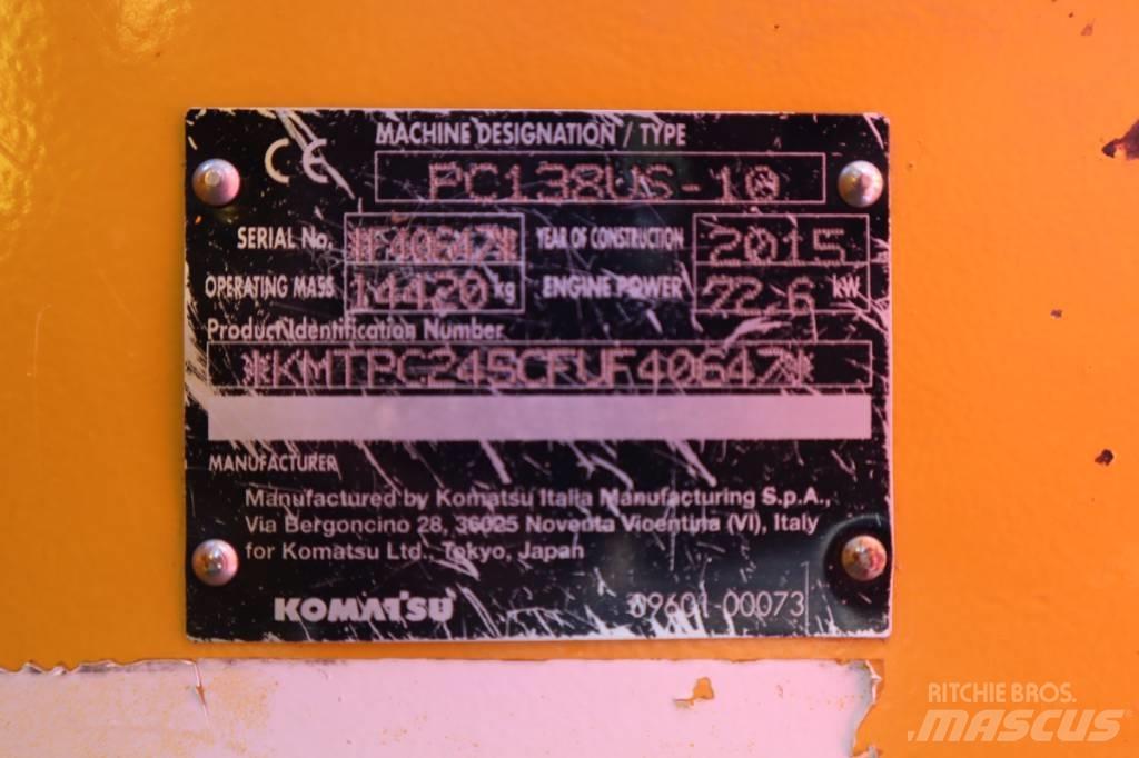 Komatsu PC138US-10 Excavatoare pe șenile

