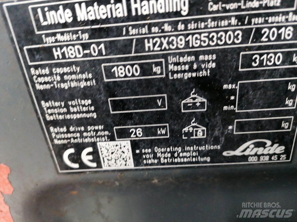 Linde H18D-02 Stivuitor diesel