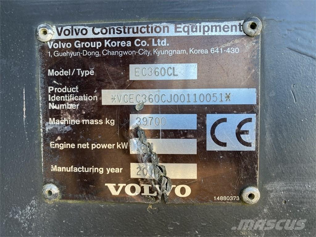 Volvo EC 360 C Excavatoare pe șenile

