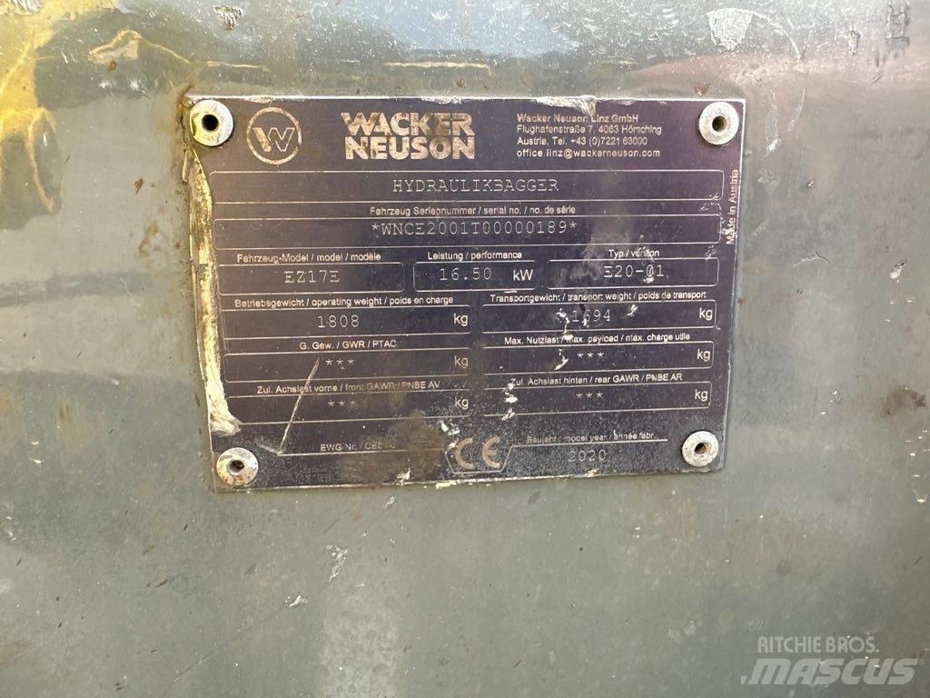 Wacker Neuson EZ17e Excavatoare pe șenile

