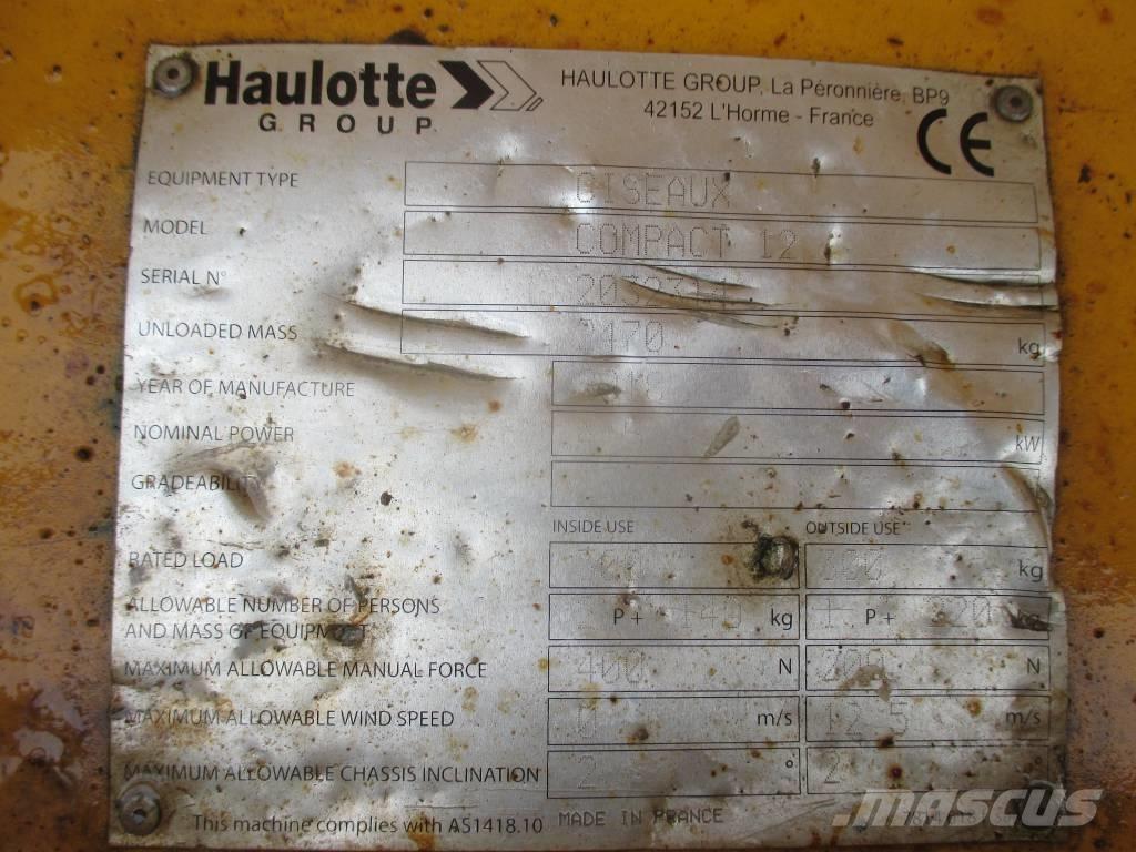 Haulotte Compact 12 Platforme foarfeca