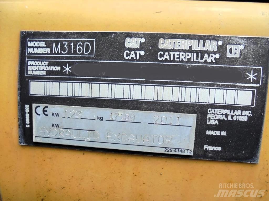 CAT M 316 D Excavatoare cu roti