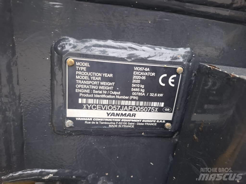 Yanmar Vio 57-6A Mini excavatoare < 7t