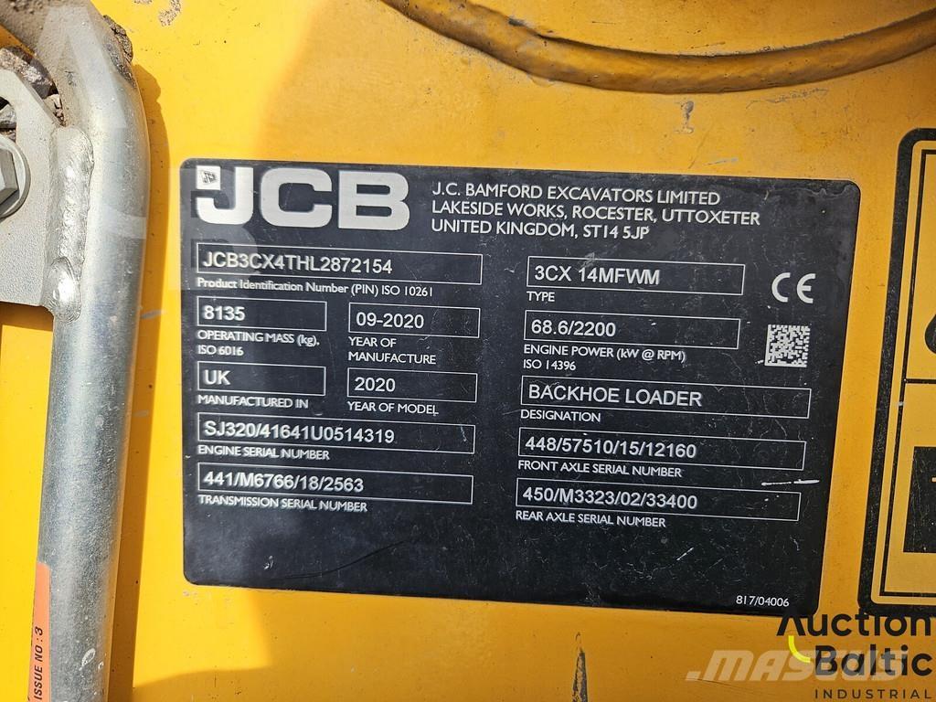 JCB 3 CX 14MFWM Buldoexcavatoare