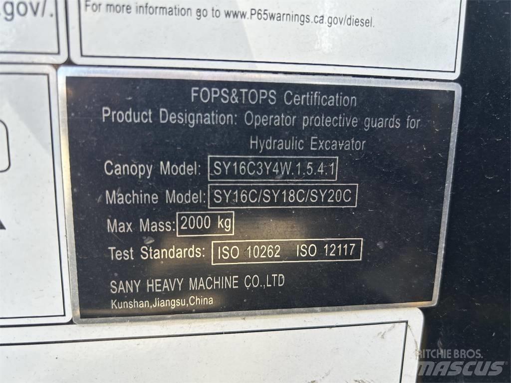 Sany SY16C Mini excavatoare < 7t