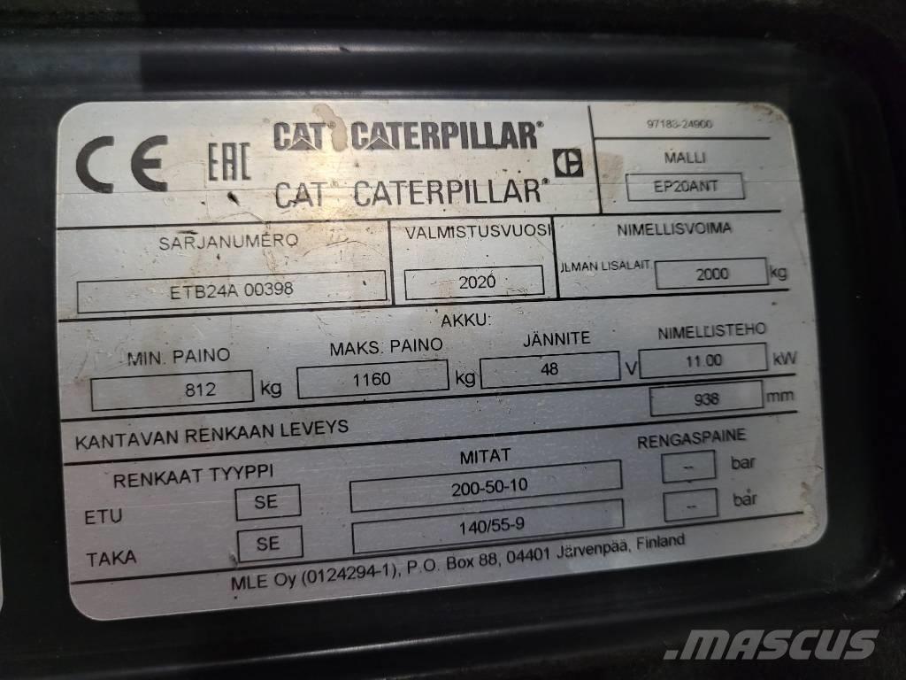 CAT EP20ANT Stivuitor electric