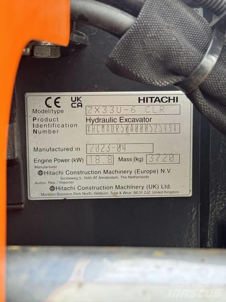 Hitachi ZX 33 U-6 Mini excavatoare < 7t