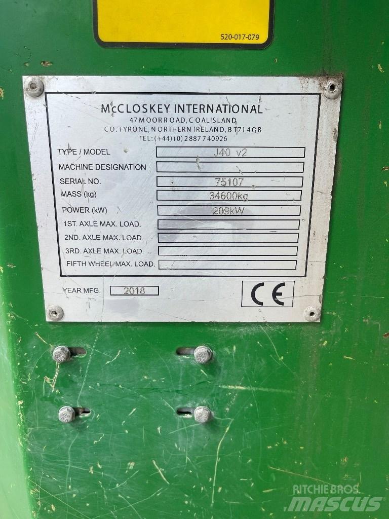 McCloskey J40 Concasoare