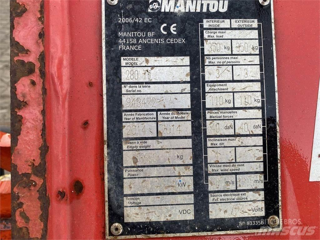 Manitou 280TJ Nacele cu brat articulat