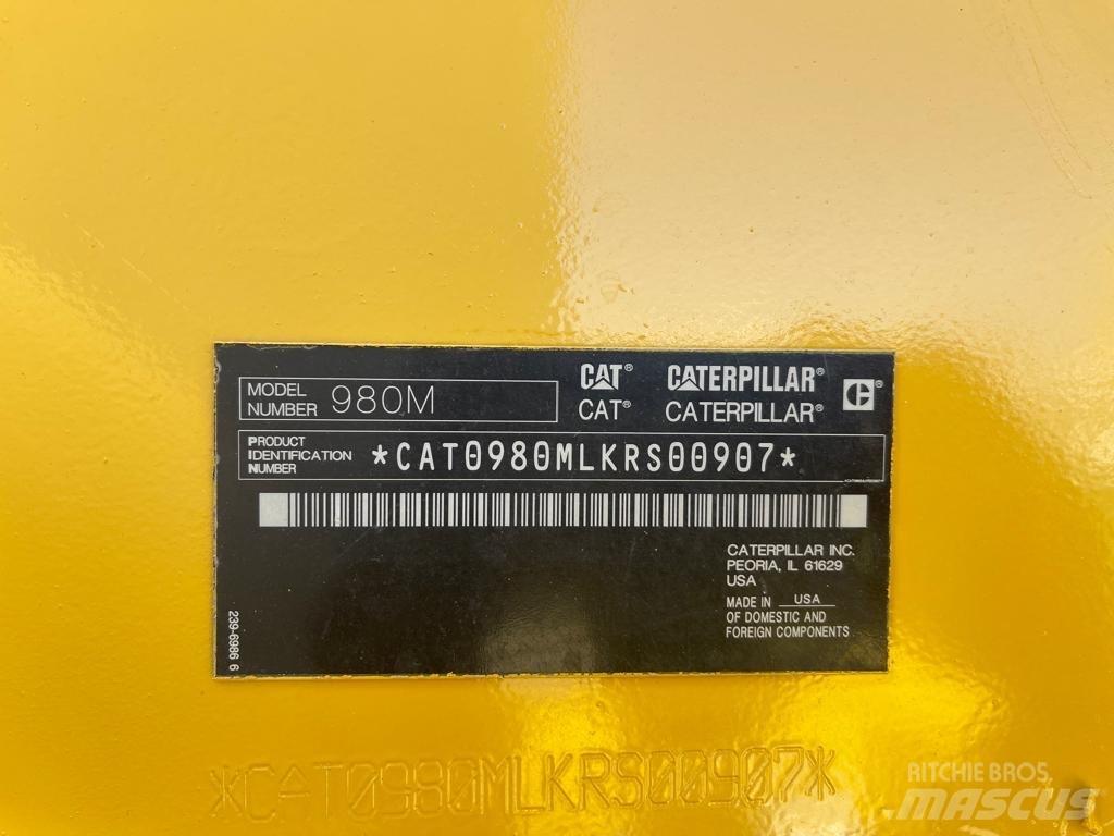CAT 980M Incarcator pe pneuri