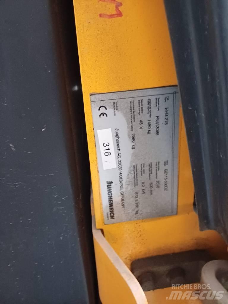 Jungheinrich EFG215 Stivuitor electric