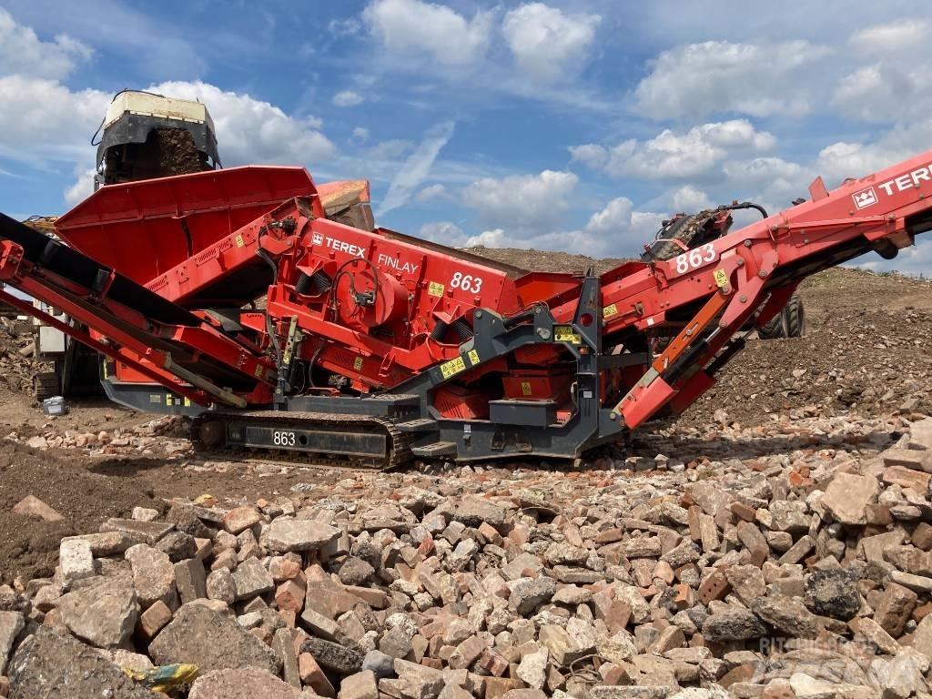 Terex Finlay 863 Dispozitive mobile de cernut