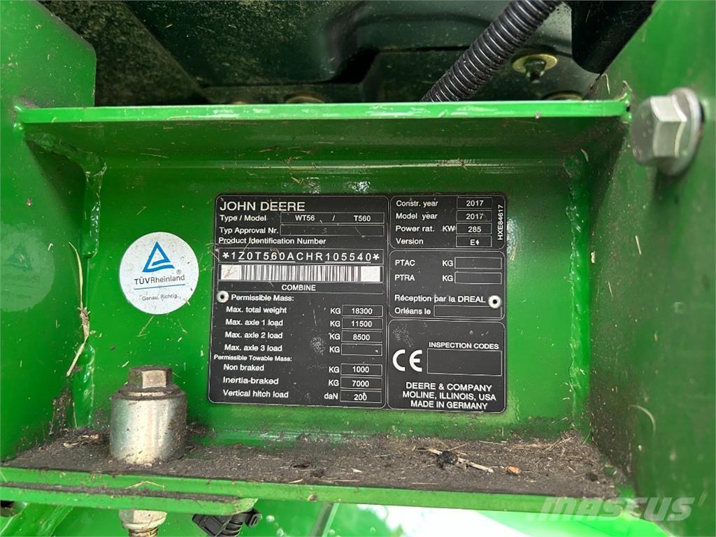John Deere T560 Combine de secerat